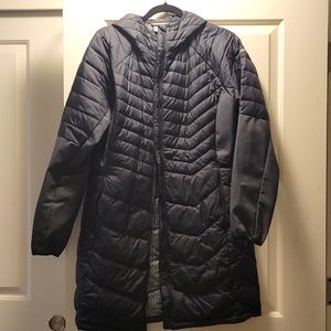 Long Columbia puffer coat